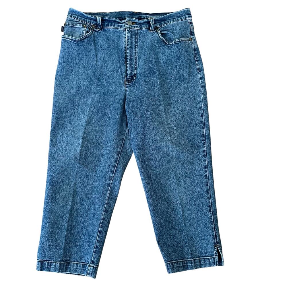 Lauren Ralph Lauren Women’s Blue 5 Pocket Design Capri Jeans Size 12P